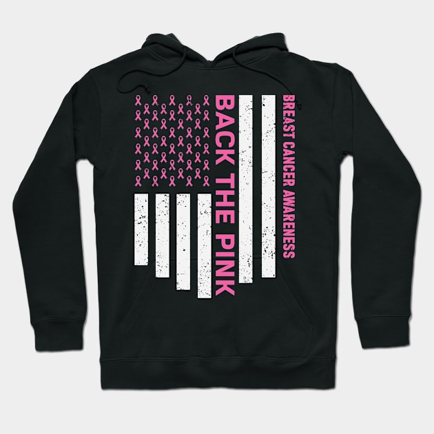 Back the pink breast cancer - breast cancer awareness Hoodie by MerchByThisGuy